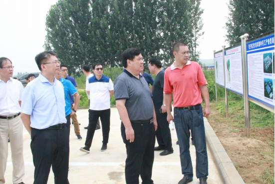 Mayor Zhang Ruishu inspected Qinhuangdao Seiko Green Building Company and listened to the report on the construction of the project (Figure 1)
