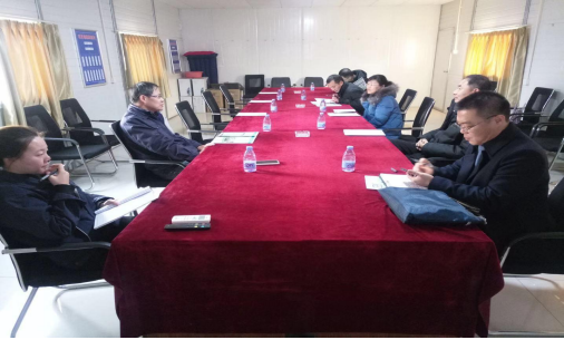 市統(tǒng)計(jì)局到項(xiàng)目部開展企業(yè)核查(圖1)